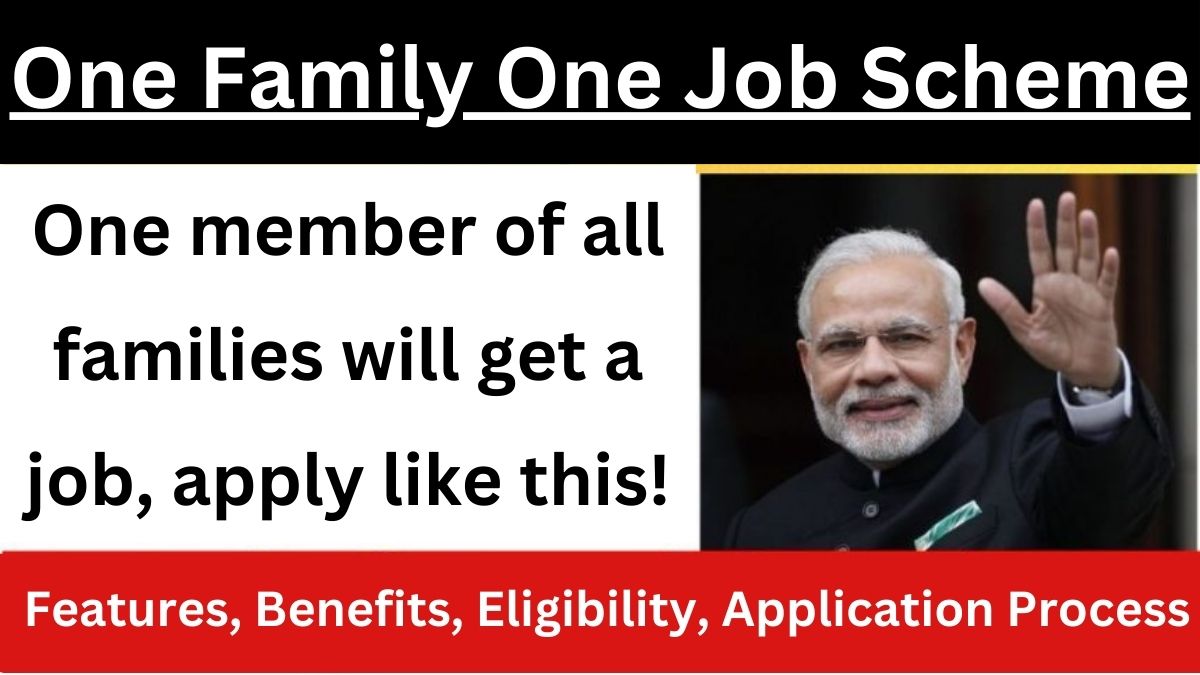 One Family One Job Scheme 2024