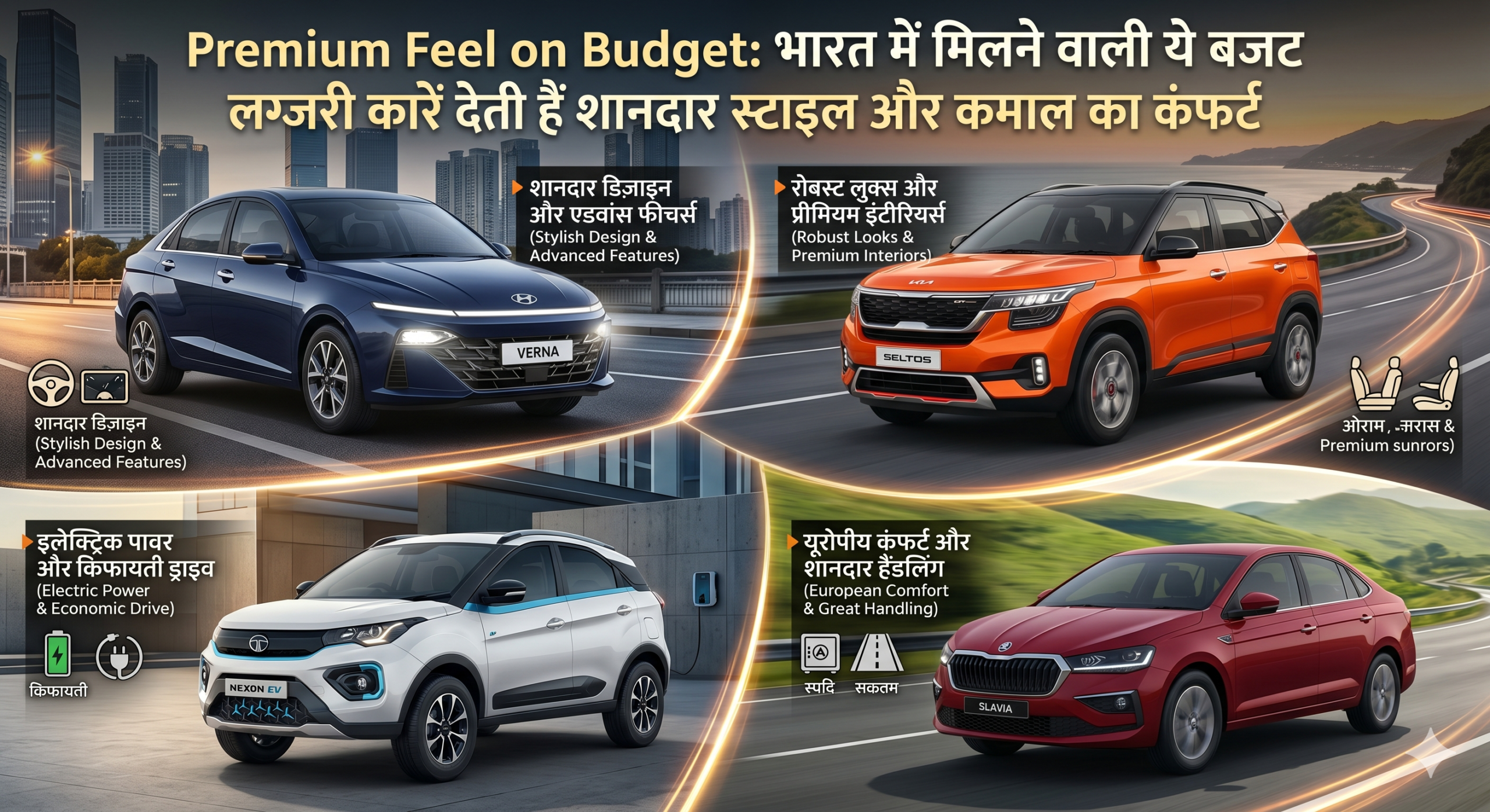 Premium Feel on Budget: भारत में मिलने वाली ये बजट लग्जरी कारें देती हैं शानदार स्टाइल और कमाल का कंफर्ट