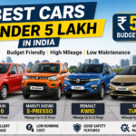 Best Cars Under 5 Lakh in India भारत में 5 लाख के अंदर मिलने वाली सबसे भरोसेमंद और किफायती कारें